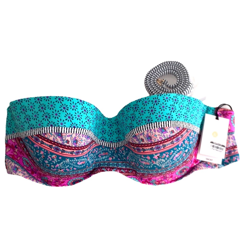 NWT Shade & Shore Swim Bikini Top 38B